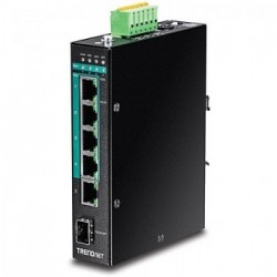 Trendnet TI-PG541 switch di rete Non gestito L2 Gigabit Ethernet (10/100/1000) Supporto Power over Ethernet (PoE) Nero
