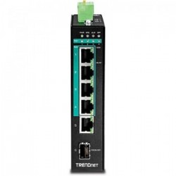 Trendnet TI-PG541 switch di rete Non gestito L2 Gigabit Ethernet (10/100/1000) Supporto Power over Ethernet (PoE) Nero