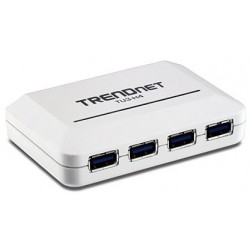 Trendnet TU3-H4 hub di interfaccia 5000 Mbit/s Bianco