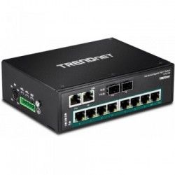 Trendnet TI-PG102 switch di rete Non gestito Gigabit Ethernet (10/100/1000) Supporto Power over Ethernet (PoE) Nero