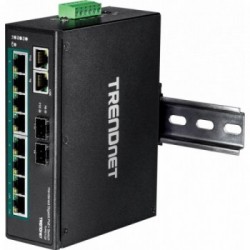 Trendnet TI-PG102 switch di rete Non gestito Gigabit Ethernet (10/100/1000) Supporto Power over Ethernet (PoE) Nero