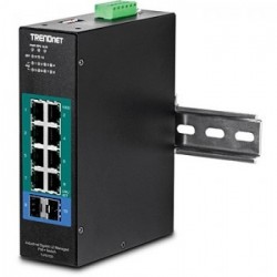 Trendnet TI-PG102I switch di rete Gestito L2 Gigabit Ethernet (10/100/1000) Supporto Power over Ethernet (PoE) Nero