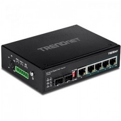 Trendnet TI-PG62 switch di rete Non gestito Gigabit Ethernet (10/100/1000) Supporto Power over Ethernet (PoE) Nero