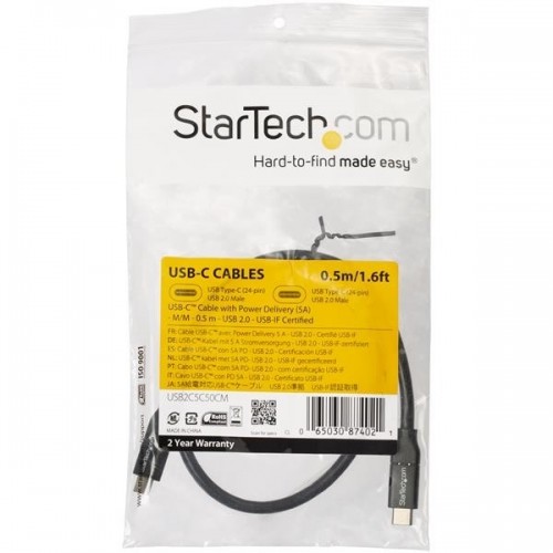 StarTech.com USB2C5C50CM cavo USB 0,5 m USB 2.0...