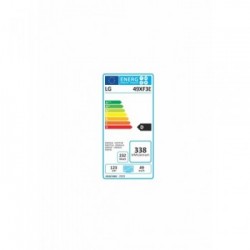 LG 49XF3E-B visualizzatore di messaggi Pannello piatto per segnaletica digitale 124,5 cm (49") LCD Full HD Nero Web OS