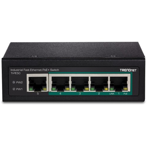 Trendnet TI-PE50 switch di rete Non gestito...