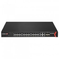 Edimax GS-5424PLC switch di rete Gigabit Ethernet (10/100/1000) Supporto Power over Ethernet (PoE) 1U Nero