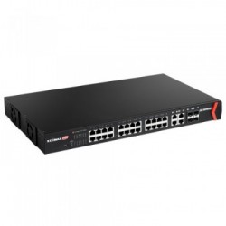 Edimax GS-5424PLC switch di rete Gigabit Ethernet (10/100/1000) Supporto Power over Ethernet (PoE) 1U Nero