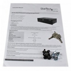 StarTech.com SH39LK porta accessori Mensola regolabile