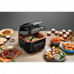 Eva 040941 Easyclean - Stampo Crostata/Quiche, Nero, 28 cm