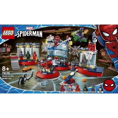 Lego Marvel Spiderman 76175 - Attacco al Covo...