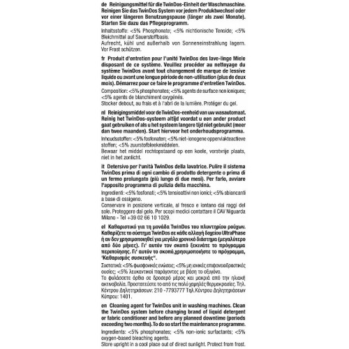 Miele GP TDC 141 L Twindos Care - Detergente...