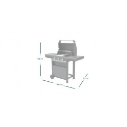 Campingaz 3 Series Select S - Barbecue a Gas, 3 Brucatori, Modello 2000037275