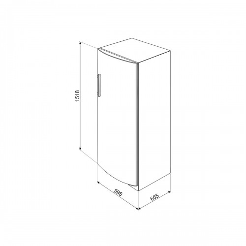 Smeg CV275NF - Congelatore Verticale, 219...