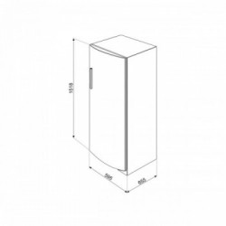 Smeg CV275NF - Congelatore Verticale, 219 Litri, Classe F (A+)