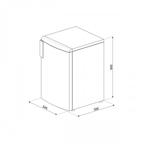 Smeg CV102F - Congelatore Verticale, 95 Litri,...