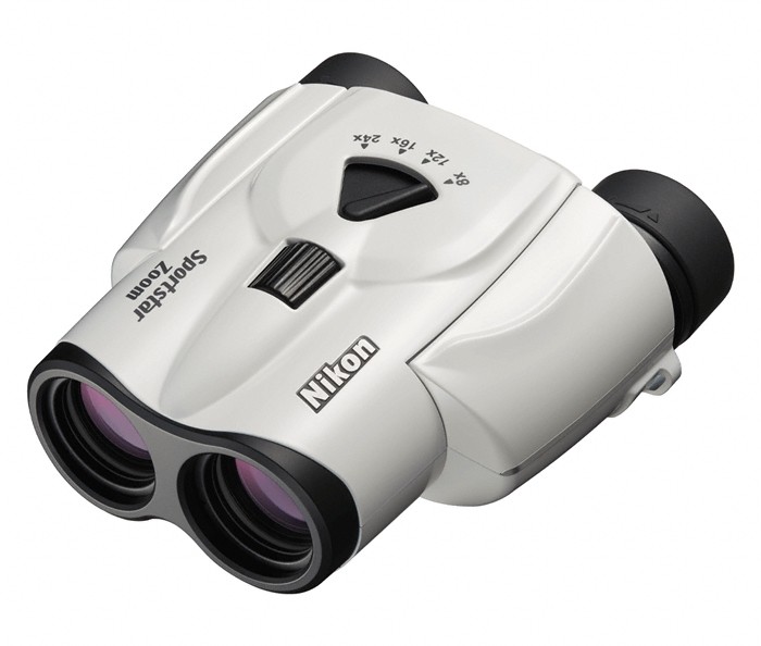 Nikon Sportstar Zoom 8-24x25 White binocolo Bianco