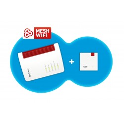 AVM FRITZ! Mesh set router wireless Dual-band (2.4 GHz/5 GHz) Gigabit Ethernet Bianco