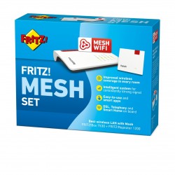 AVM FRITZ! Mesh set router wireless Dual-band (2.4 GHz/5 GHz) Gigabit Ethernet Bianco