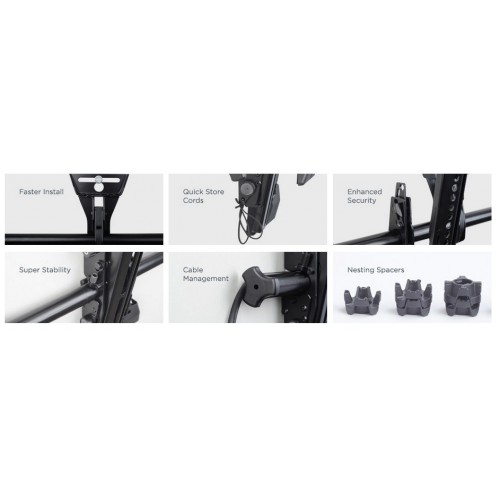 ITB CHLTM1U Supporto TV a parete 165,1 cm (65")...