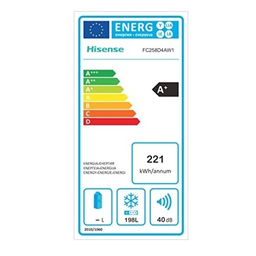 Hisense FC258D4AW1 - Congelatore a Pozzo, 198...