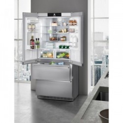 Liebherr CBNes 6256 - Frigorifero Side by Side, NoFrost, BioFresh, 523 Litri, Classe F, 203,9 x 91 x 61.5 cm