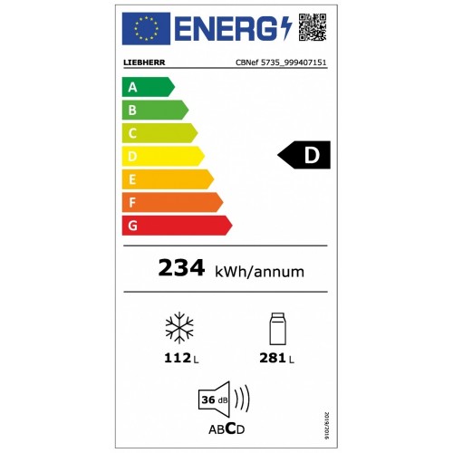Liebher CBNef 5735 - Frigorifero Combinato...