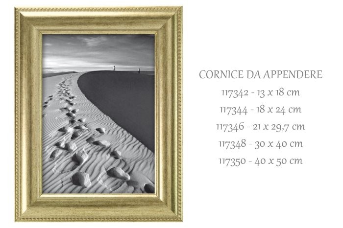 CORNICE RAY ARGENTO 30X40