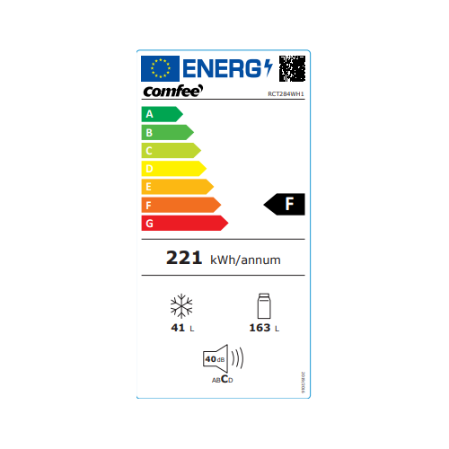 Comfee' RCT284WH1- Frigorifero Doppia Porta,...