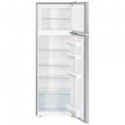 Liebherr CTel 2931 - Frigorifero Doppia Porta SmartFrost, 271 Litri, Classe F, Argento, 157.1 x 55 x 63 cm