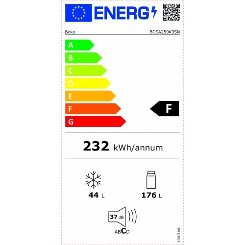 Beko BDSA250K3SN - Frigorifero Doppia Porta da...
