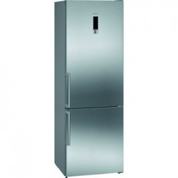 Siemens iQ300 KG49NXIEP - Frigorifero Combinato da Libera Installazione, Acciaio Inossidabile, 438 Litri, Classe E 