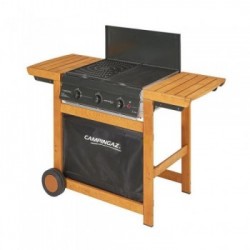 Campingaz Adelaide 3 Woody Dual Gas - Barbecue a Gas, 3 Bruciatori, Modello 3000005744