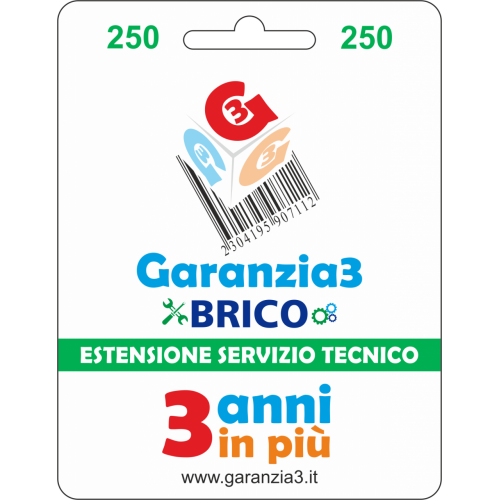 Garanzia3 Brico –Massimale 250