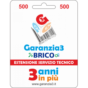 Garanzia3 Brico –Massimale 500