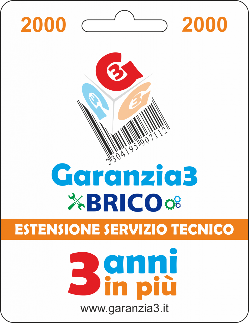 Garanzia3 Brico –Massimale 2000