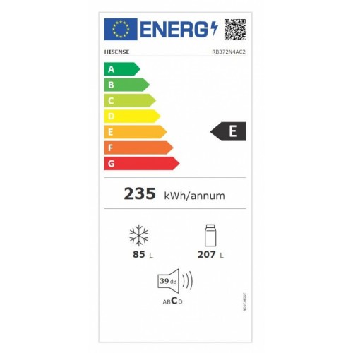 Hisense RB372N4AC2 - Frigorifero Combinato da...