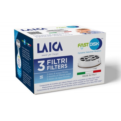 Laica Fast Disk Disco filtrante per acqua 3...