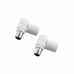 nuovaVideosuono 9/41 adattatore per inversione del genere dei cavi F Bianco