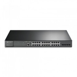 TP-LINK TL-SG3428MP switch di rete Gestito L2/L2+ Gigabit Ethernet (10/100/1000) Supporto Power over Ethernet (PoE) Nero