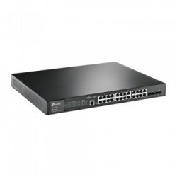 TP-LINK TL-SG3428MP switch di rete Gestito L2/L2+ Gigabit Ethernet (10/100/1000) Supporto Power over Ethernet (PoE) Nero