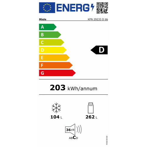 Miele KFN 29233 D BB - Frigorifero Combinato da...