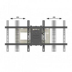 Multibrackets 6874 Supporto TV a parete 190,5 cm (75") Nero, Bianco