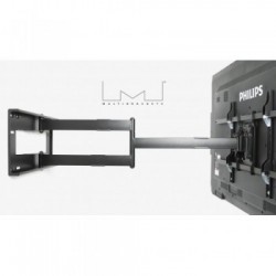 Multibrackets 6874 Supporto TV a parete 190,5 cm (75") Nero, Bianco