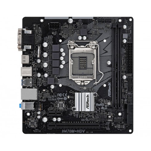 Asrock H470M-HDV Intel H470 LGA 1200 (Socket...