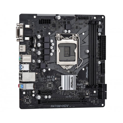 Asrock H470M-HDV Intel H470 LGA 1200 (Socket...