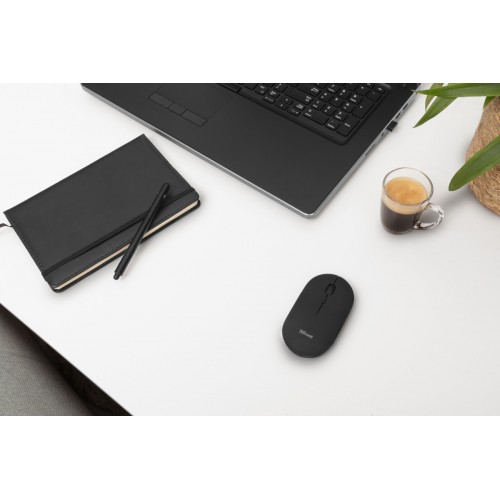 Trust Puck mouse Ambidestro Wireless a RF +...