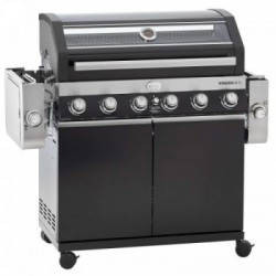 Rösle Videro G6-S Station - Barbecue a Gas, 30Mbar, 6 Bruciatori + 2 Bruciatori Laterali, Modello 25532 IN OMAGGIO COPERTURA