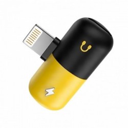 Area ADCLIGHTAUXYK cavo di interfaccia e adattatore Lightning 2x Lightning Nero, Giallo