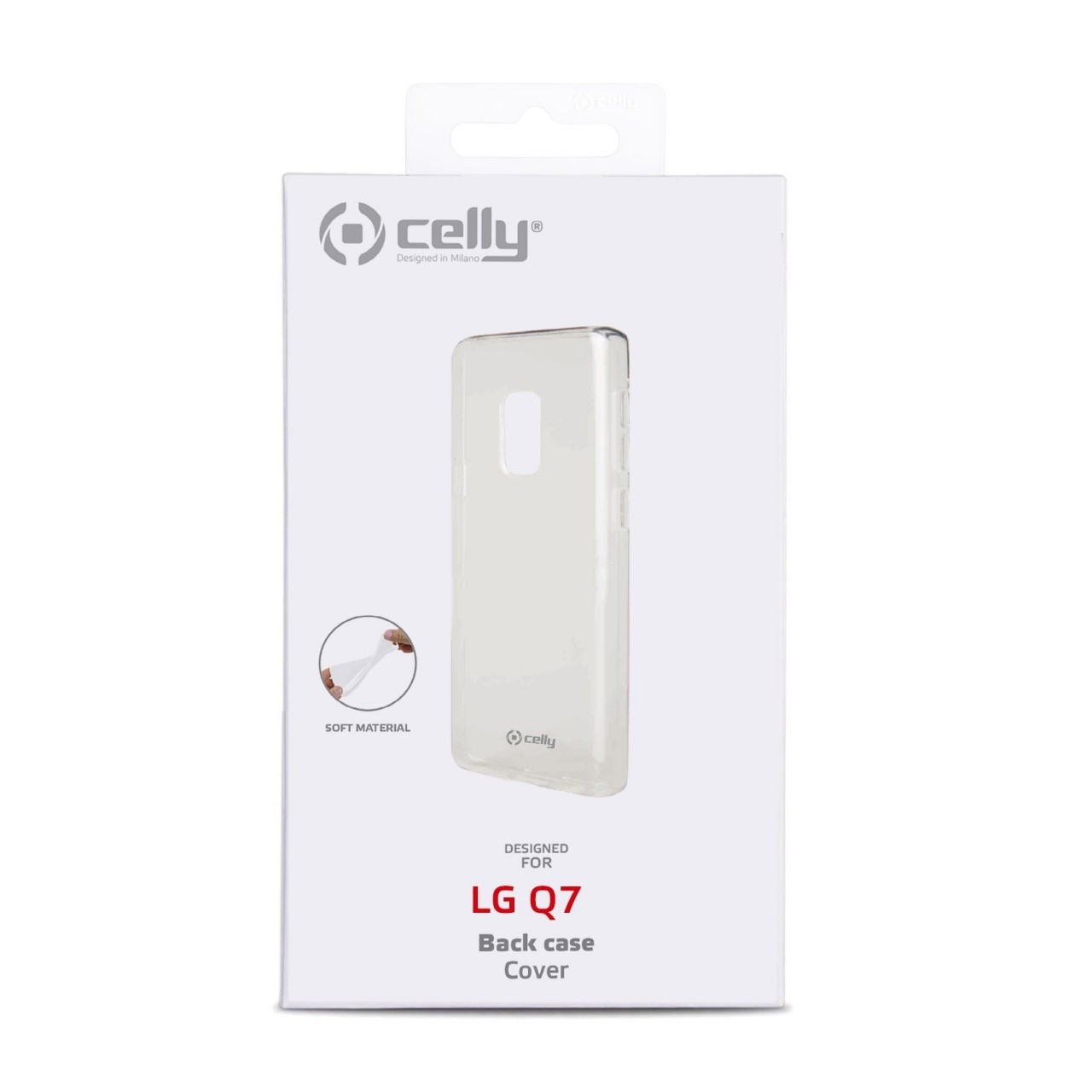 Celly GELSKIN761 custodia per cellulare 14 cm (5.5") Cover Trasparente